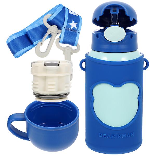 1 Set Of Stainless Steel Kids Cup Portable Insulation Bottle Kids Drinks Carrier Reusable Cup