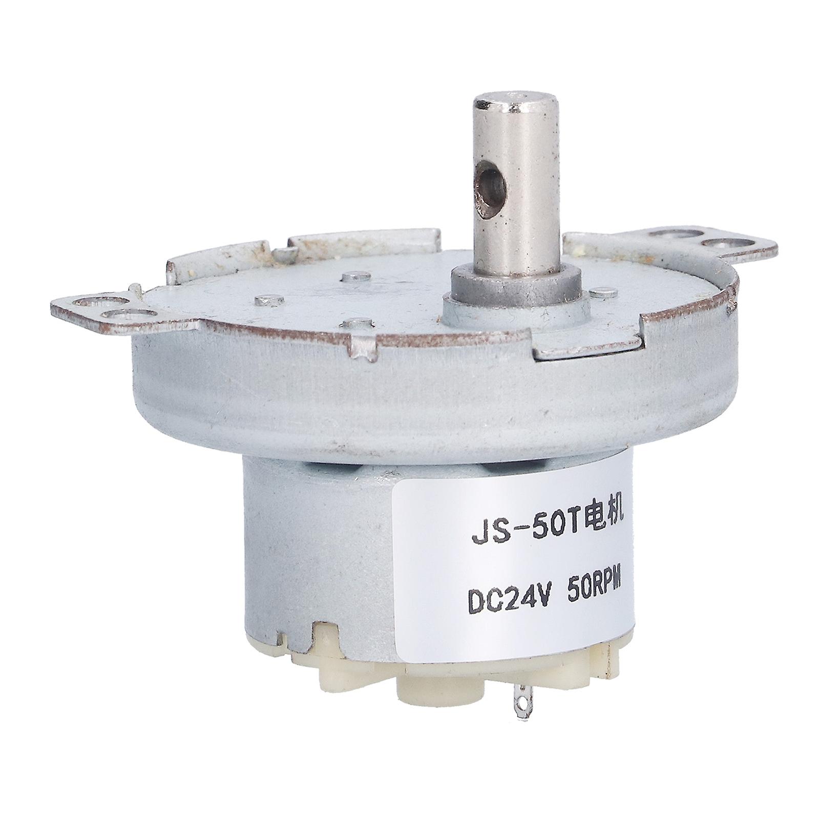 Gear Motor Reduction Geared Box Equipment Industrial Control Supplies 50rpm Dc24v Js50t