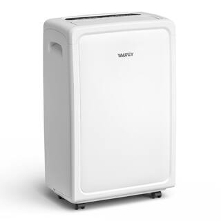 Yaufey 55-Pint Dehumidifier for 4500 sq ft Indoor Space With Drain and Tank White HDCX-PD221DE-1