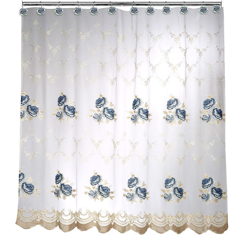 Popular Bath Blossom Rose Shower Curtain