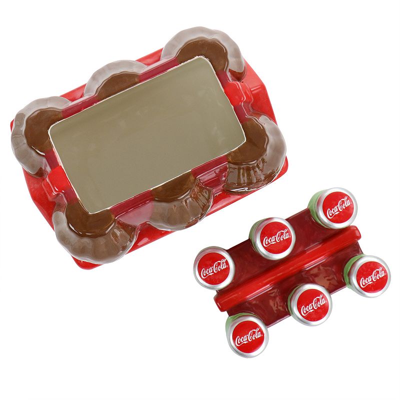 Coca-Cola Six Pack Durastone Snack Jar with Lid