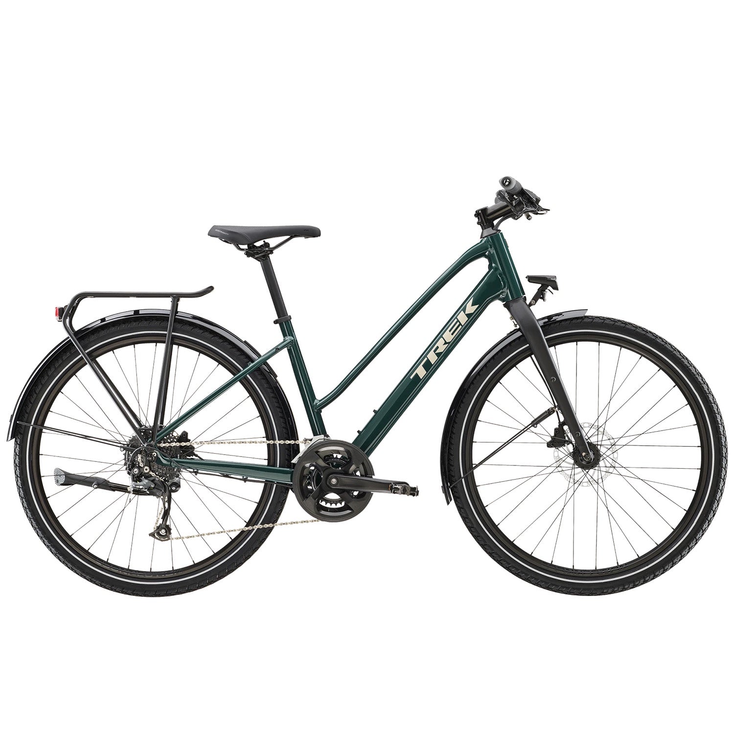 Trek Dual Sport 2 Equipped Stagger Gen 5 Hybrid Bike 2023