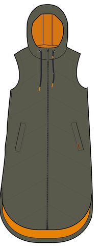 Fairweather Recycled Insulated Gilet - Dusty Olive