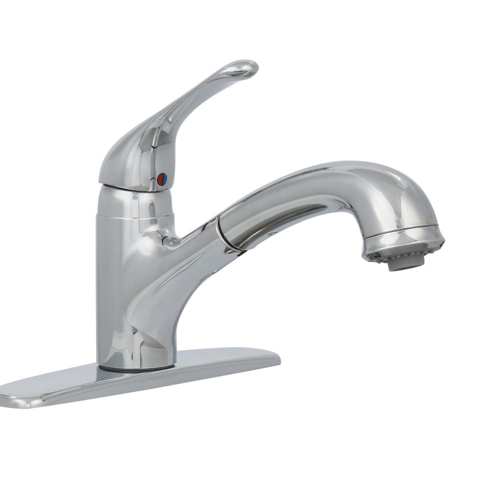 American Standard Colony Soft Pull-Out Kitchen Faucet 2.2 GPM in Polished Chrome