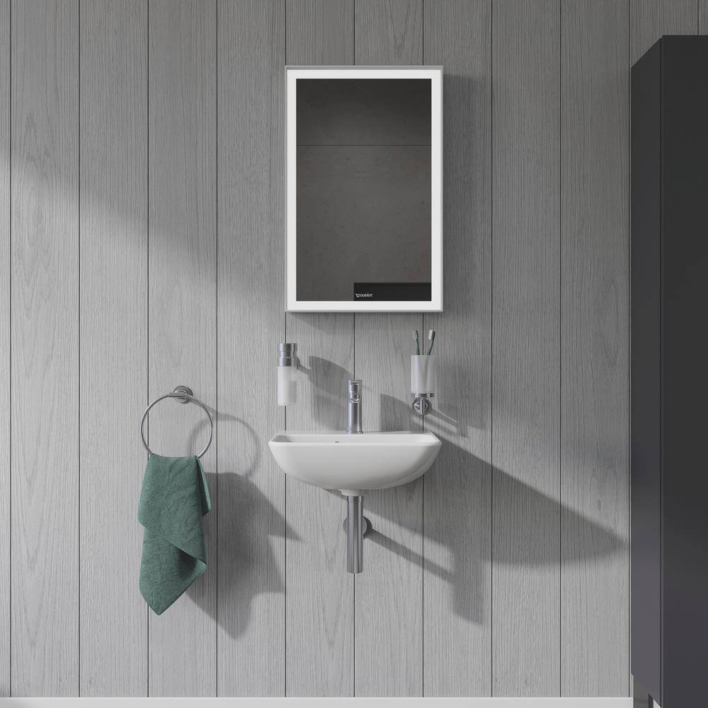 Duravit ME by Starck 17.75 in. Rectangular Bathroom Sink in White 0719450000