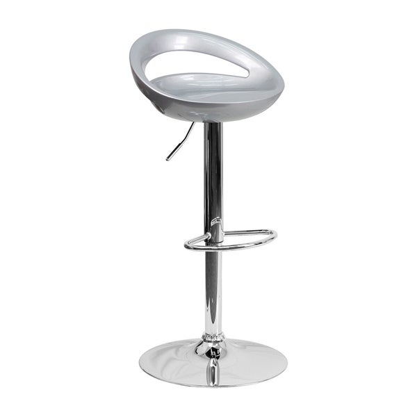 Plastic Adjustable Height Bar Stool