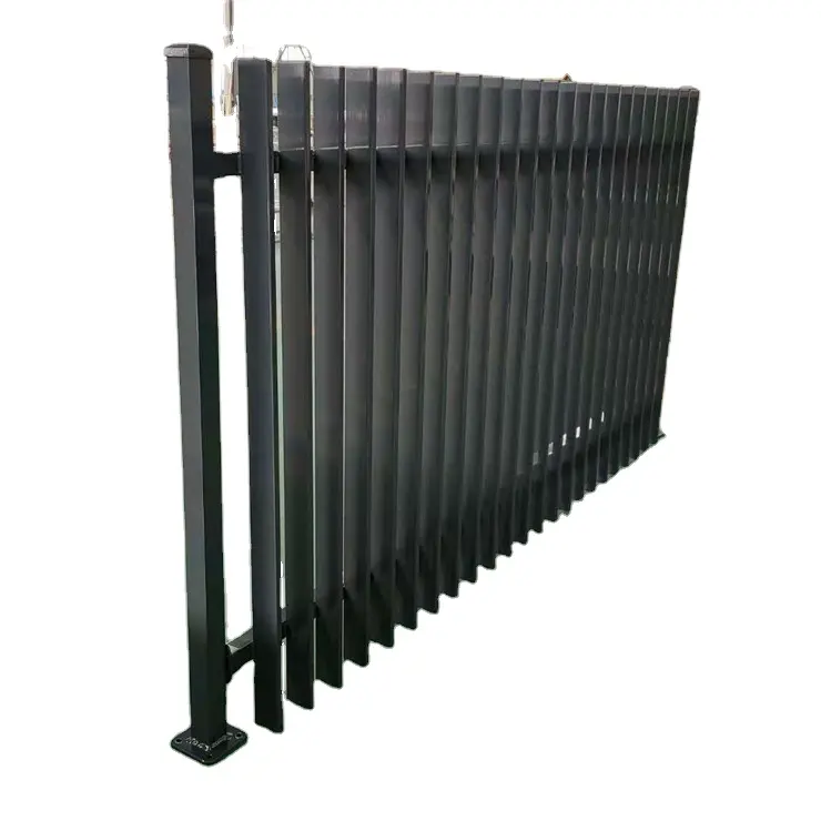 Factory Supply  Powder Coated Outdoor  Metal Fence Panel Aluminum