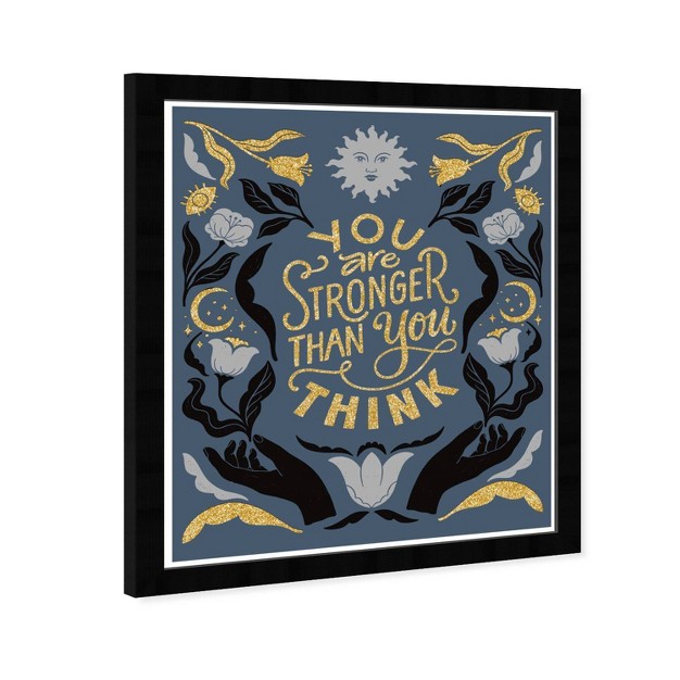 X 21 quot Motivational Ii Typography And Quotes Framed Wall Art Print Blue Wynwood Studio