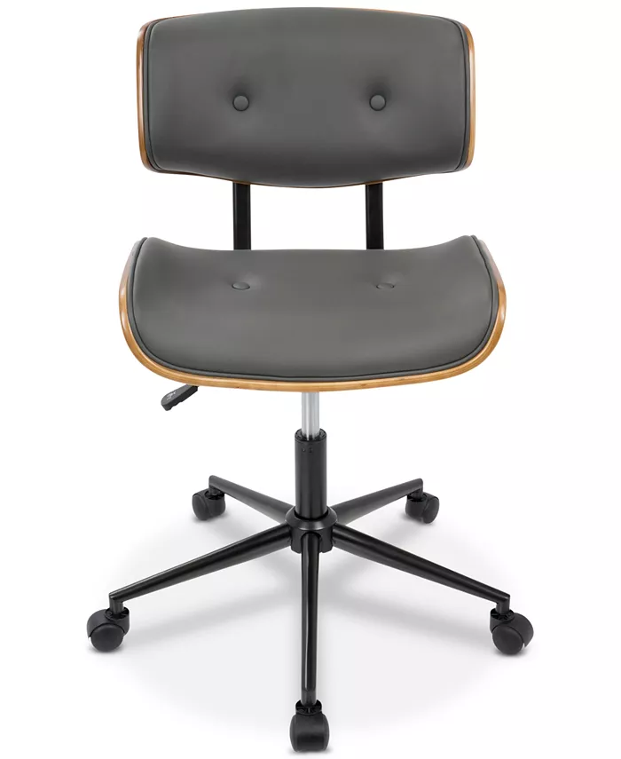 Lumisource Lombardi Faux Leather Office Chair