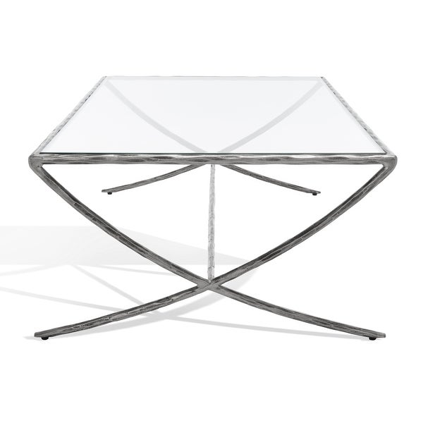 SAFAVIEH Couture Debbie Rectangle Metal Coffee Table - 48 in. W x 28 in. D x 15 in. H