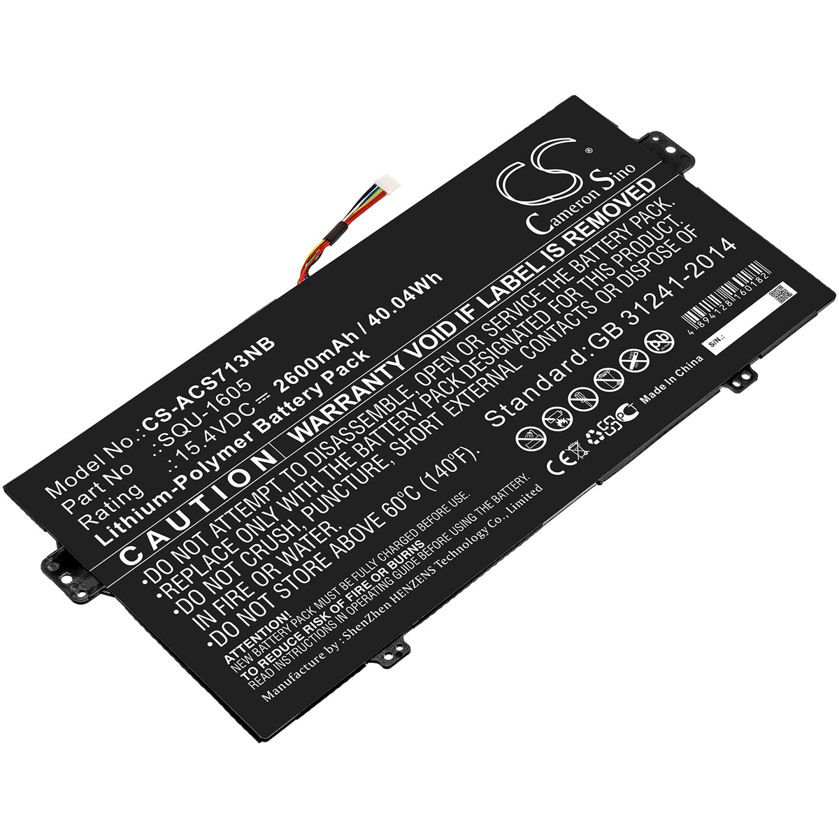 Acer SF71351 SF71351M0AK SF71351M0BQ SF71351 Replacement Battery BatteryClerkcom Laptop and Notebook