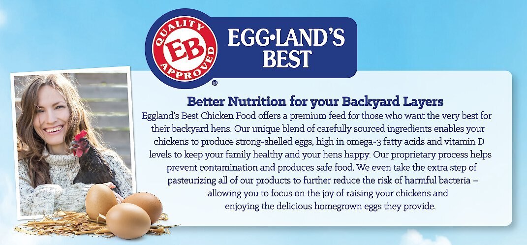 Eggland's Best 17% Protein Organic Layer Crumbles Chicken Feed