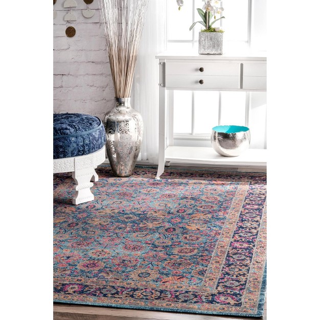 Nuloom Vintage Floral Isela Area Rug