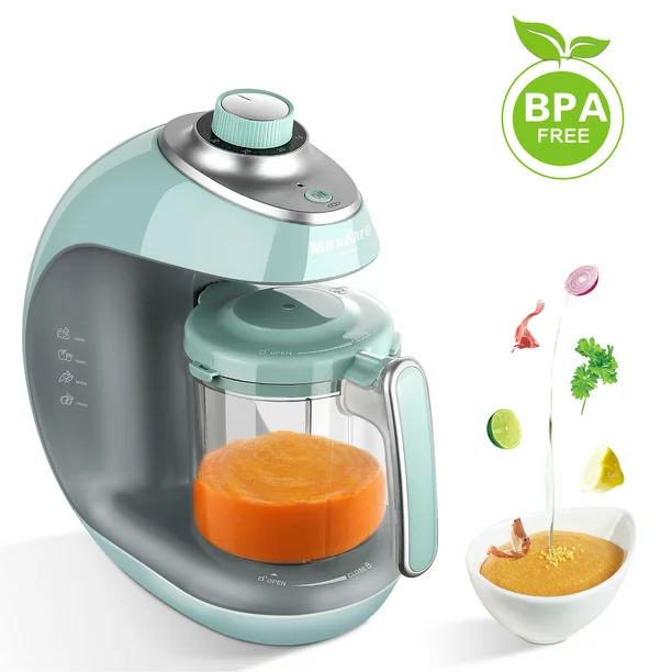 MaxKare Baby Food Maker Baby Food Processor Blender Grinder Steamer Cooks and Blends Healthy Homemade Baby Food