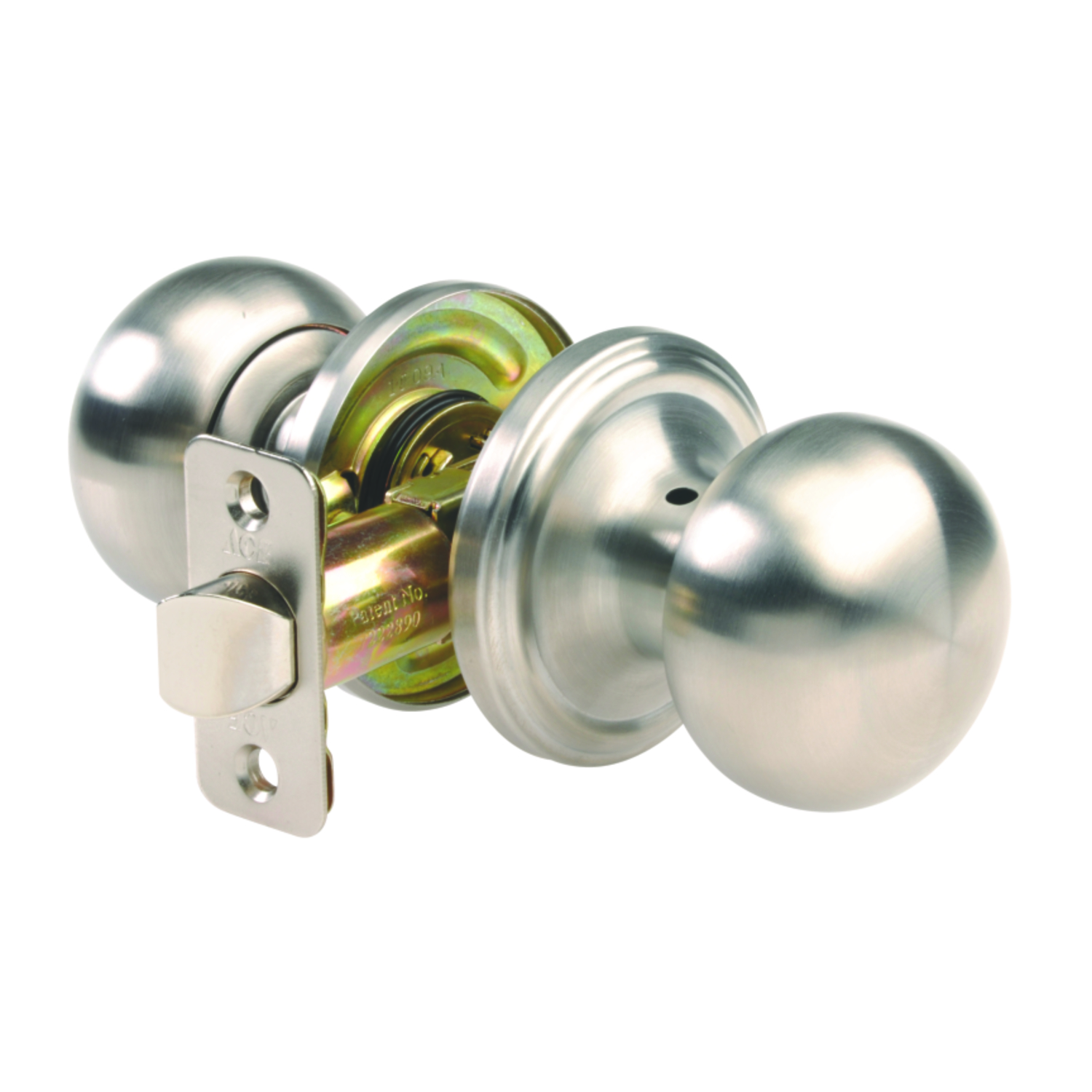 Ace Colonial Satin Passage Lockset 1-3/4 in.