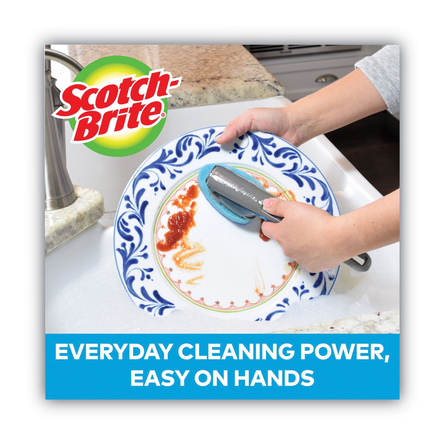 Advanced Soap Control Non-Scratch Dishwand by Scotch-Briteandtrade; MMM451U4