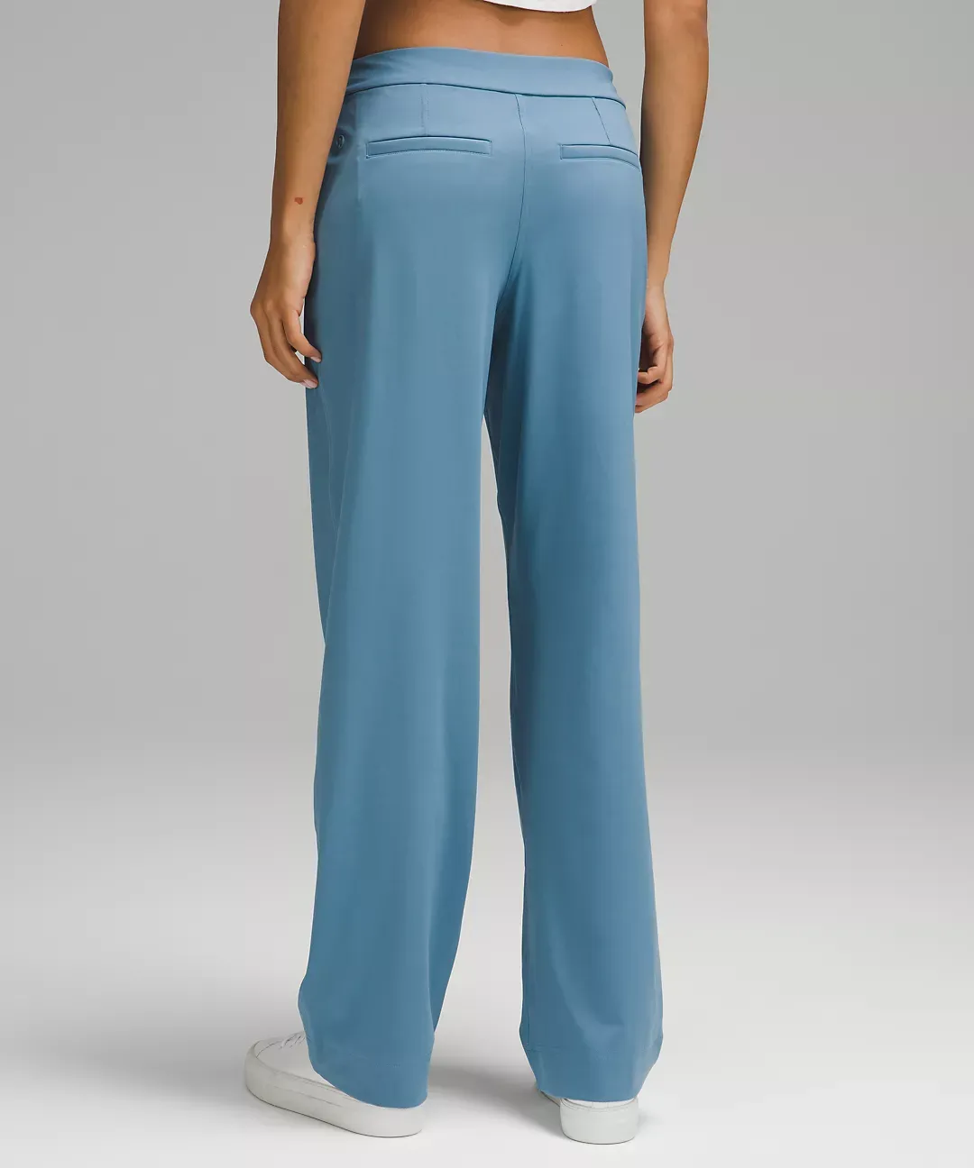 Full Length Straight-Leg Mid-Rise Pant