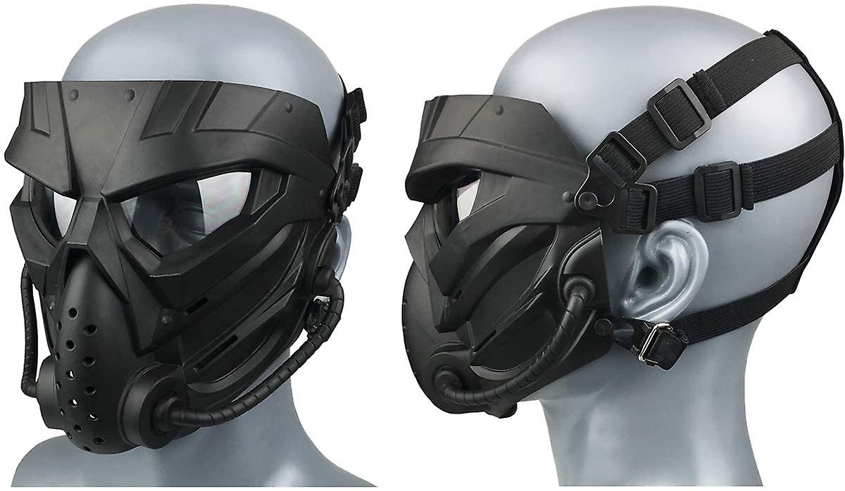 Alien Airsoft Mask Full Face Tactical Mask With Eye Protection Impact Resistant