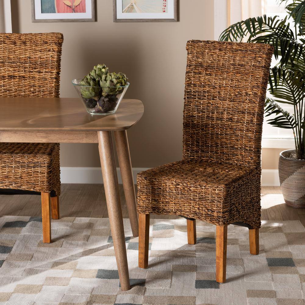 bali  pari Trianna Brown and Natural Brown Dining Chair 207-12844-HD