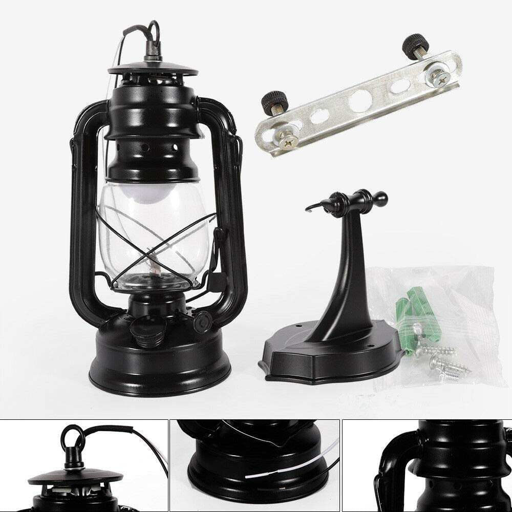 OUKANING Retro Exterior Wall Light Fixture Lantern Lamp Outdoor Garden Lamp Sconce Light