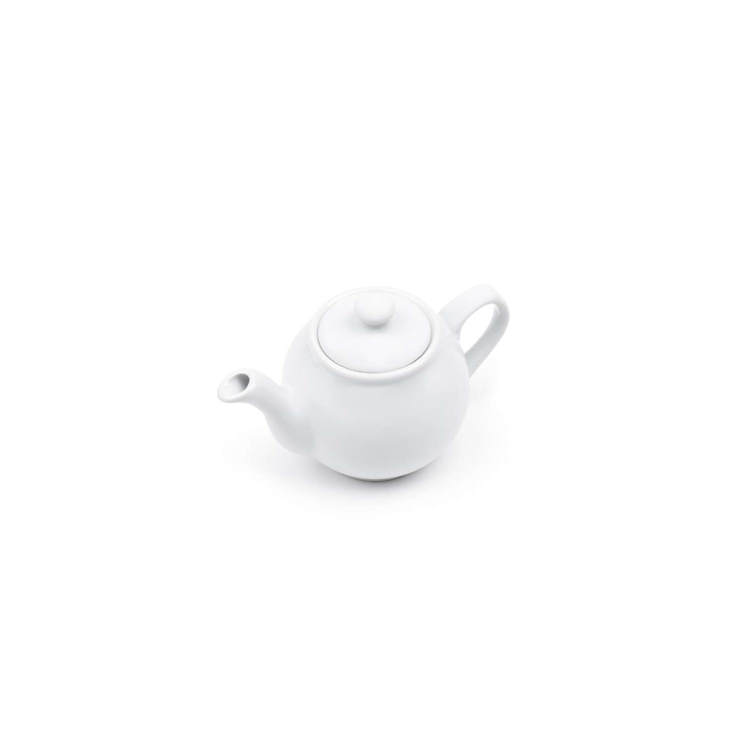 Fox Run White Brown Betty Stoneware 48 oz Teapot