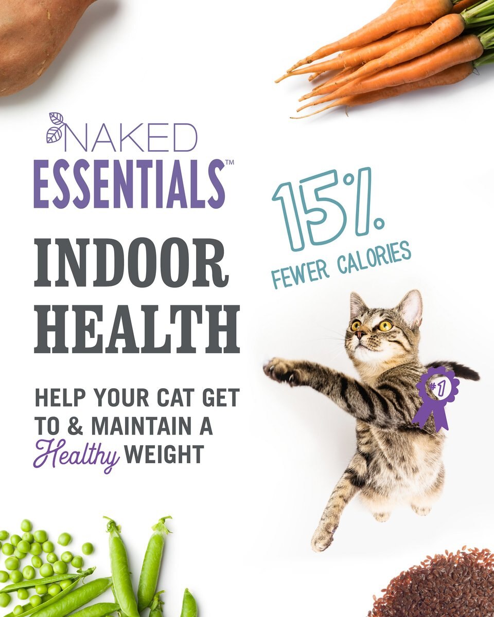 I and Love and You Naked Essentials Indoor Health Chicken and Turkey Recipe Dry Cat Food， 3.4-lb bag