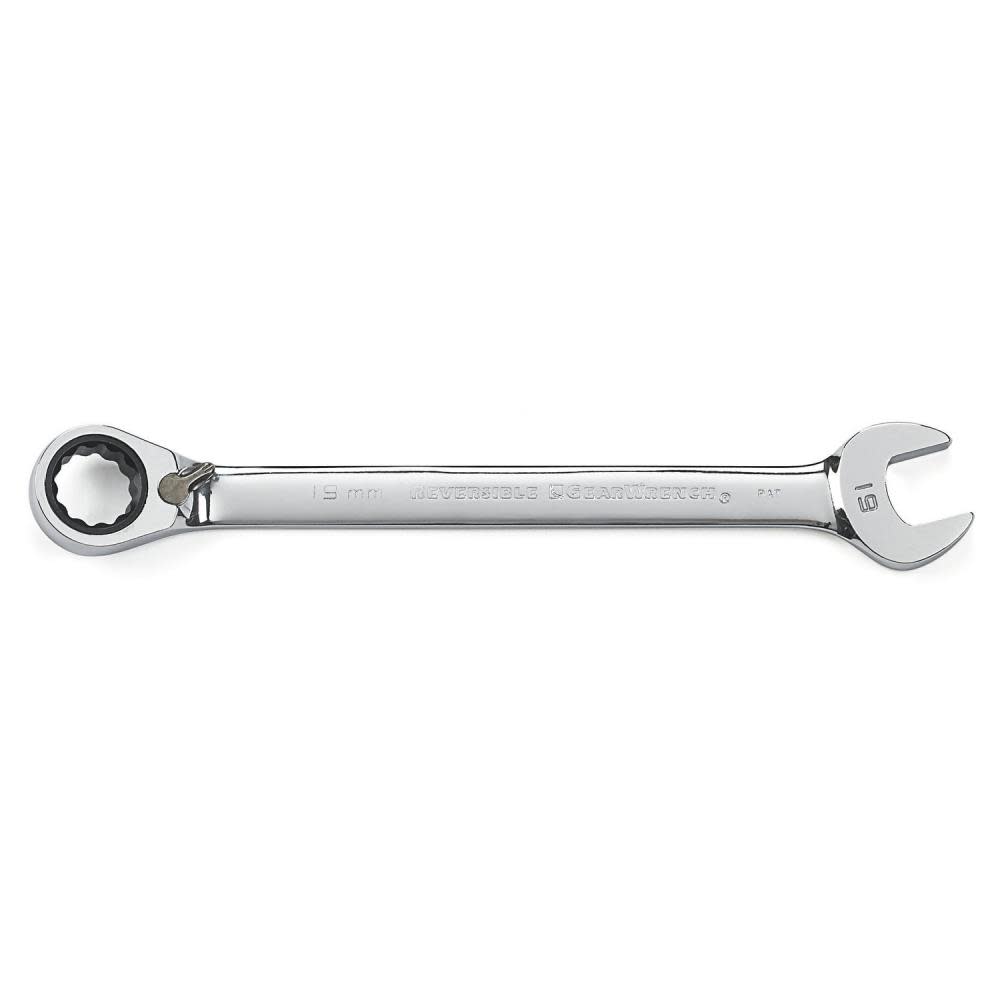 Reversible Ratcheting Combination Wrench， 19mm ;