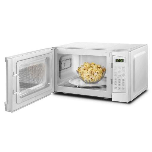 Danby 20-inch, 1.1 cu.ft. Countertop Microwave Oven with Auto Defrost DBMW1120BWW