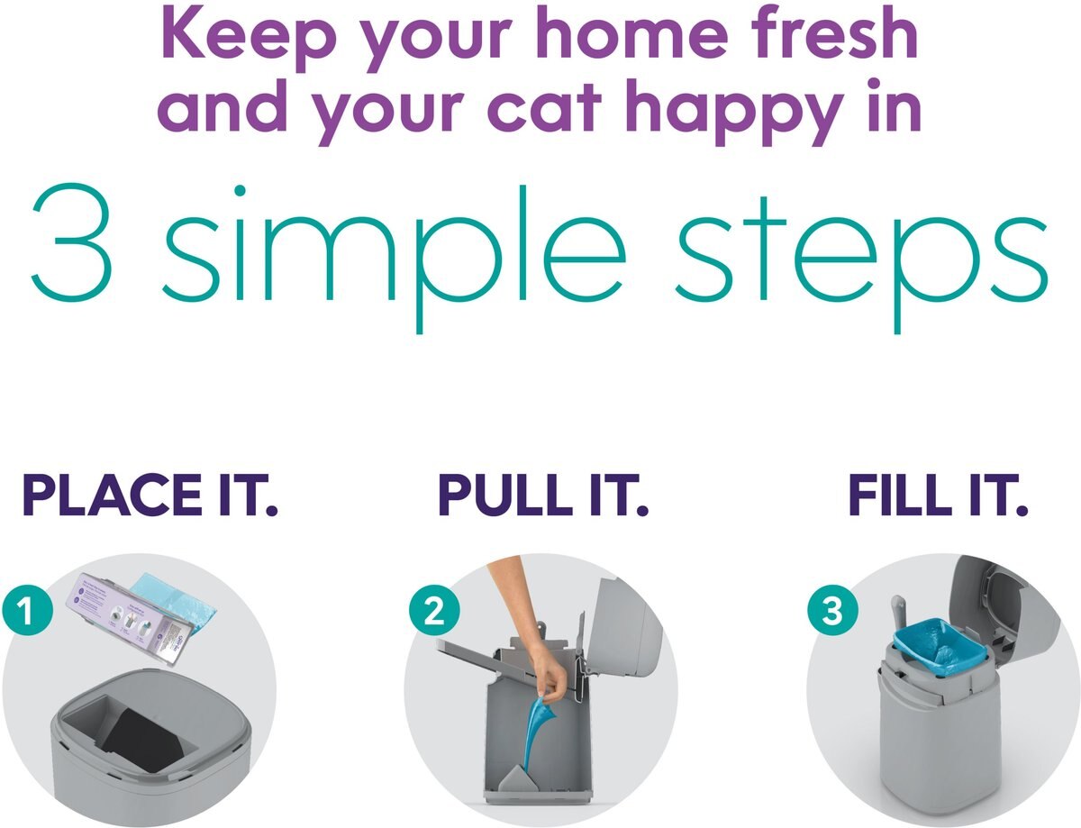 Litter Genie Easy Roll Refill Cat Litter Disposal