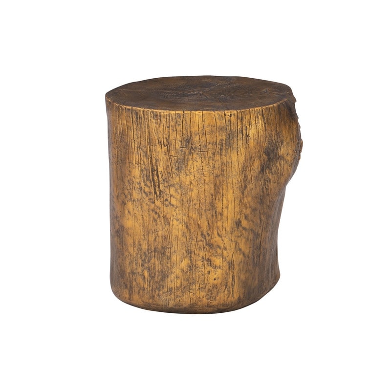 Linon Hunter Stump End Table Stool