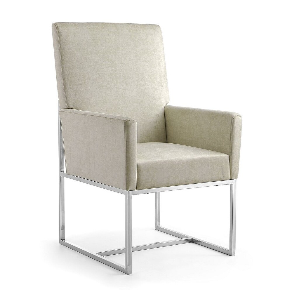 Element Blue Velvet Dining Armchair