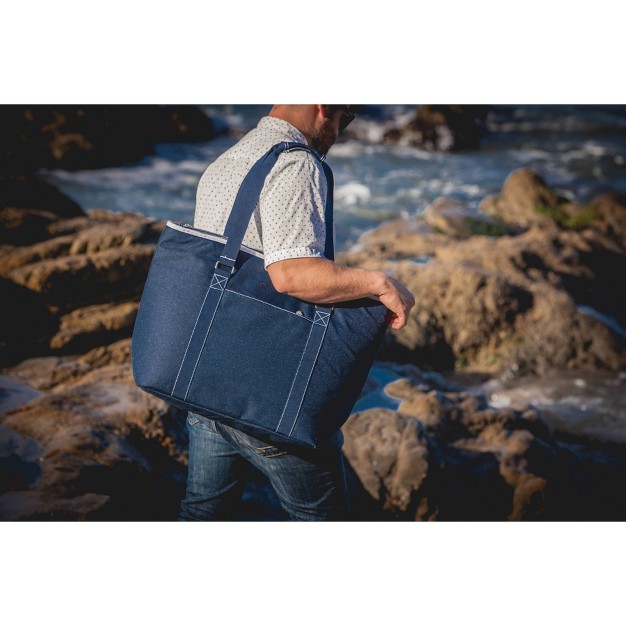 Picnic Time Tahoe 22qt Tote Cooler Bag Navy Blue