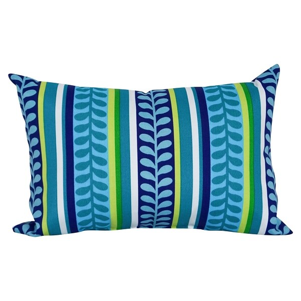 19-inch by 11-inch Outdoor Throw Pillows (Set of 2， Multiple Patterns) - 19 x 11