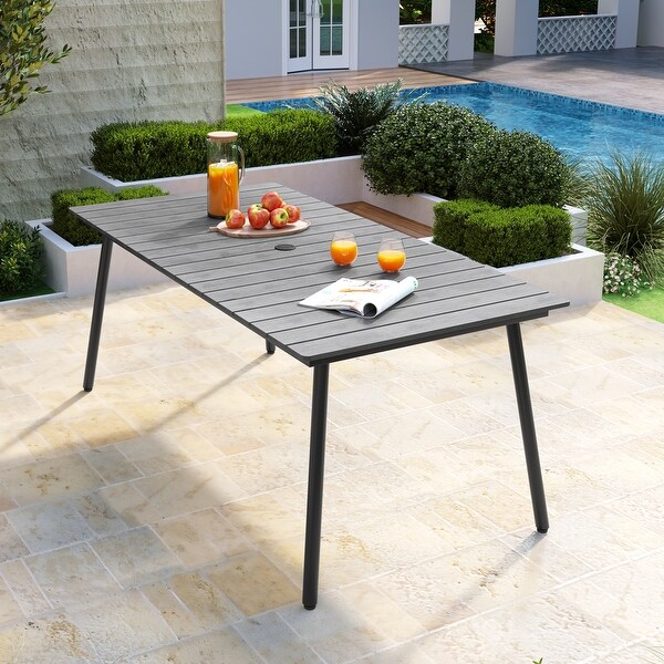 VredHom Outdoor Patio Aluminum Dining Table