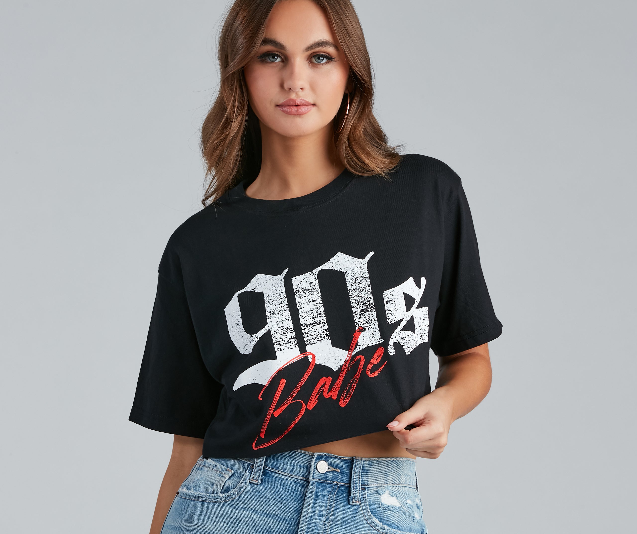 90's Babe Crop Tee