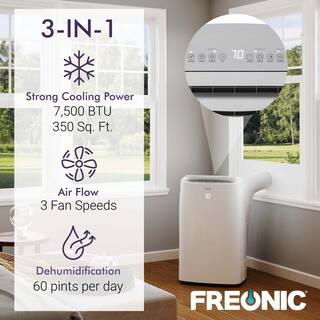 FREONIC 7500 BTU DOE Portable Air Conditioner FHCP072AKR