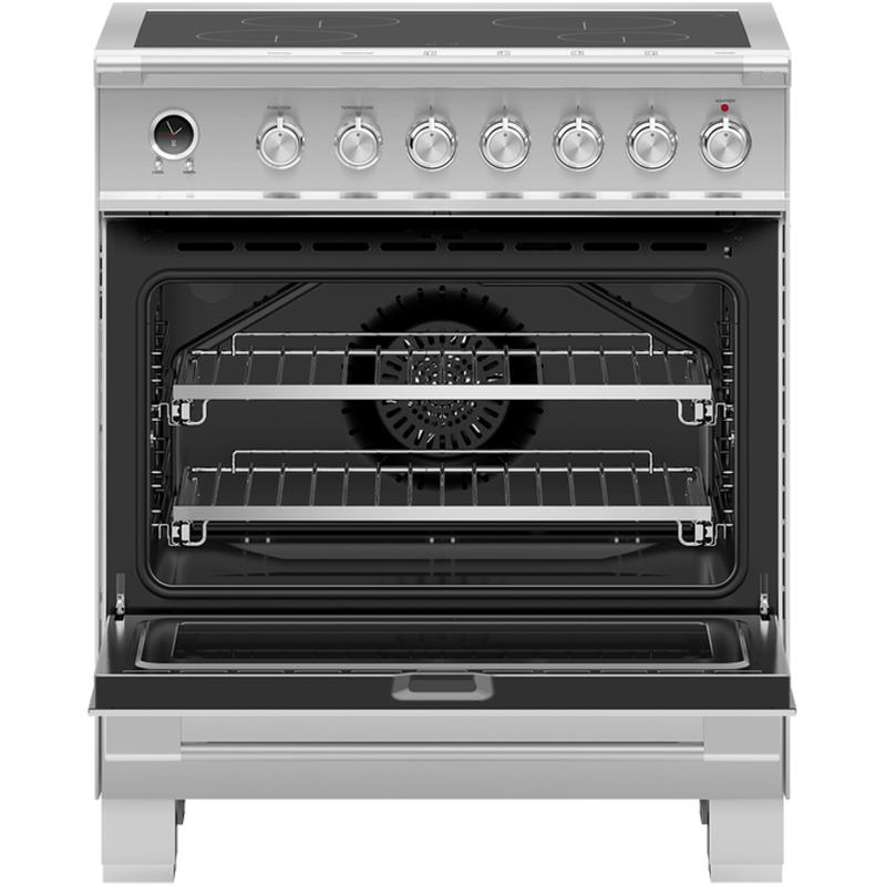 Fisher & Paykel 30-inch Freestanding Electric Range with Induction Technology OR30SCI6X1