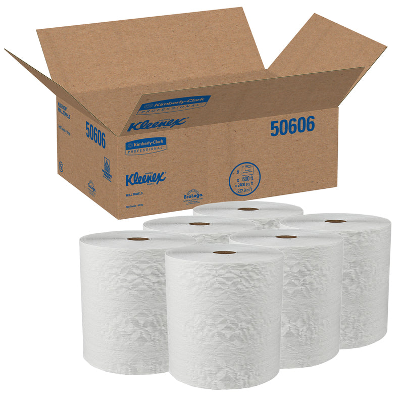 WHITE HARD ROLL TOWEL