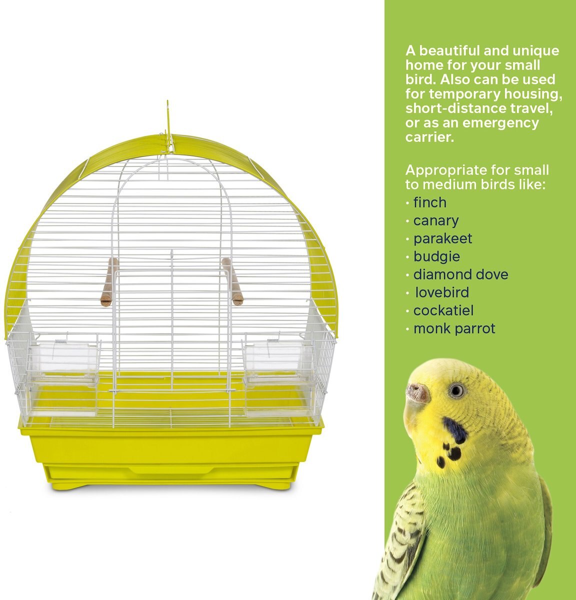 Prevue Pet Products Soho Dome Top Roof Bird Cage