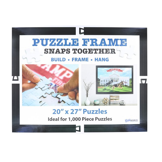 Fun Wares Matte Black Puzzle Frame 20 X 27 Inches