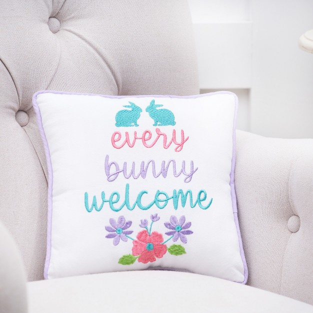 C amp f Home Every Bunny Welcome Pillow