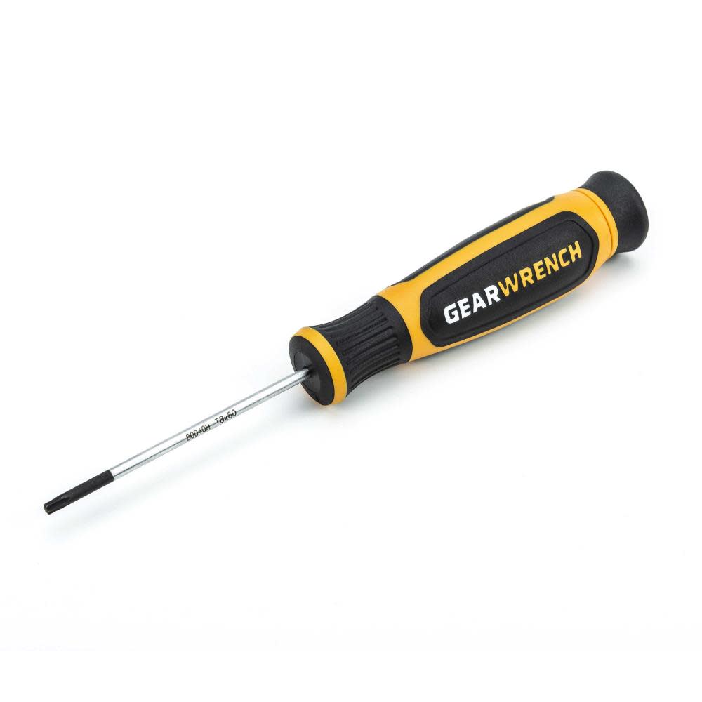 GEARWRENCH T8 x 60mm Mini Torx Dual Material Screwdriver 80040H from GEARWRENCH