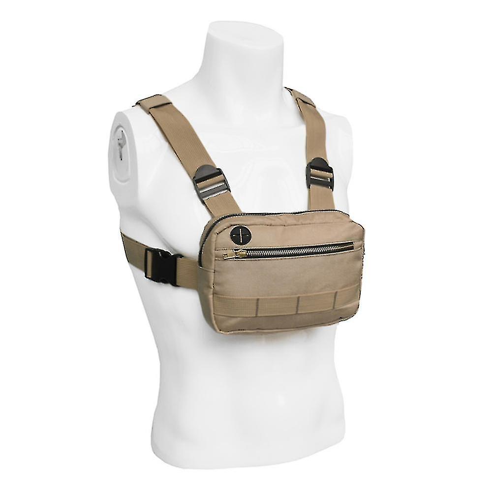 Multifunctional Chest Rig Shoulder Bag Pack Mobile Phone Holder Bag Case Outdoor Running Camping Hiking