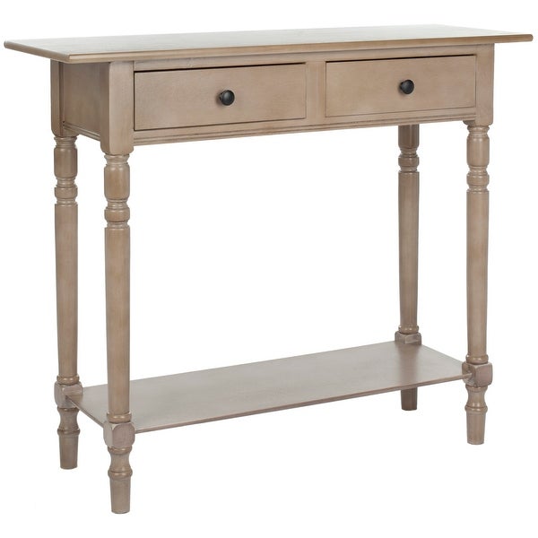 SAFAVIEH Cape Cod Grey 2-drawer Console Table - 37.8