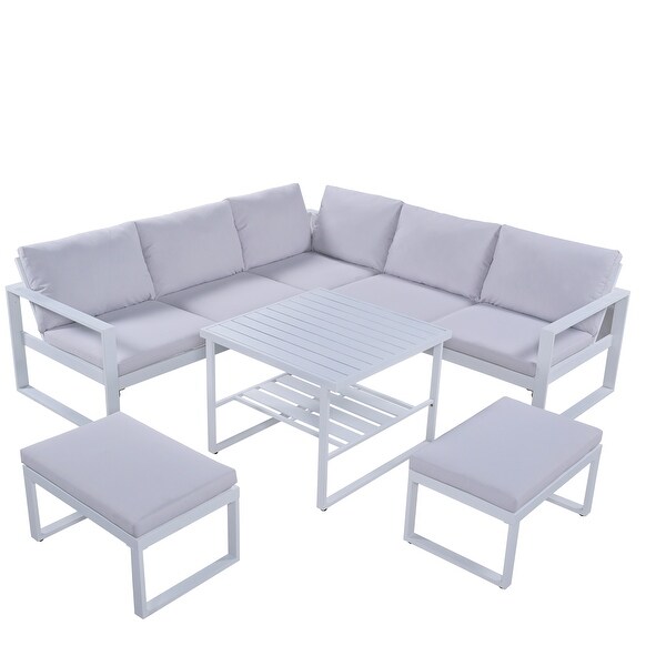 UStyle Industrial Style Outdoor Sofa Set