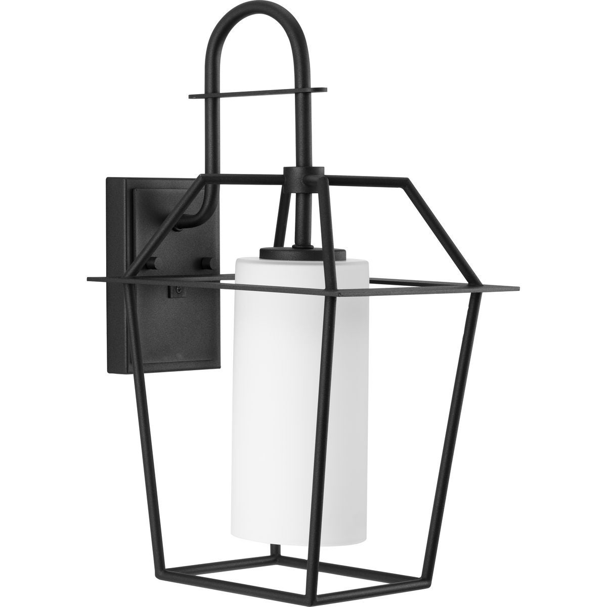 Chilton Collection One-Light New Traditional Textured Black Etched Opal Glass Outdoor Wall Lantern Shopping - The Best Deals on Outdoor Wall Lanterns | 39532219