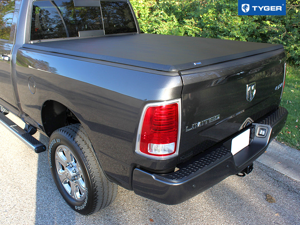 Tyger Auto T3 Soft Tri-fold Truck Bed Tonneau Cover Compatible with 2002-2018 Dodge Ram 1500; 2003-2022 2500 3500; 2019-2022 Classic | 6'4