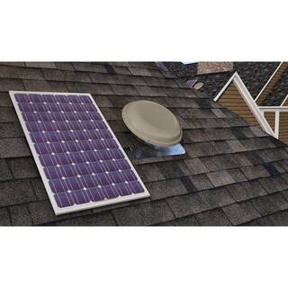 Air Vent 800 CFM 10-Watt Solar Powered Exhaust Roof Mount Attic Ventilator NPSP8WW