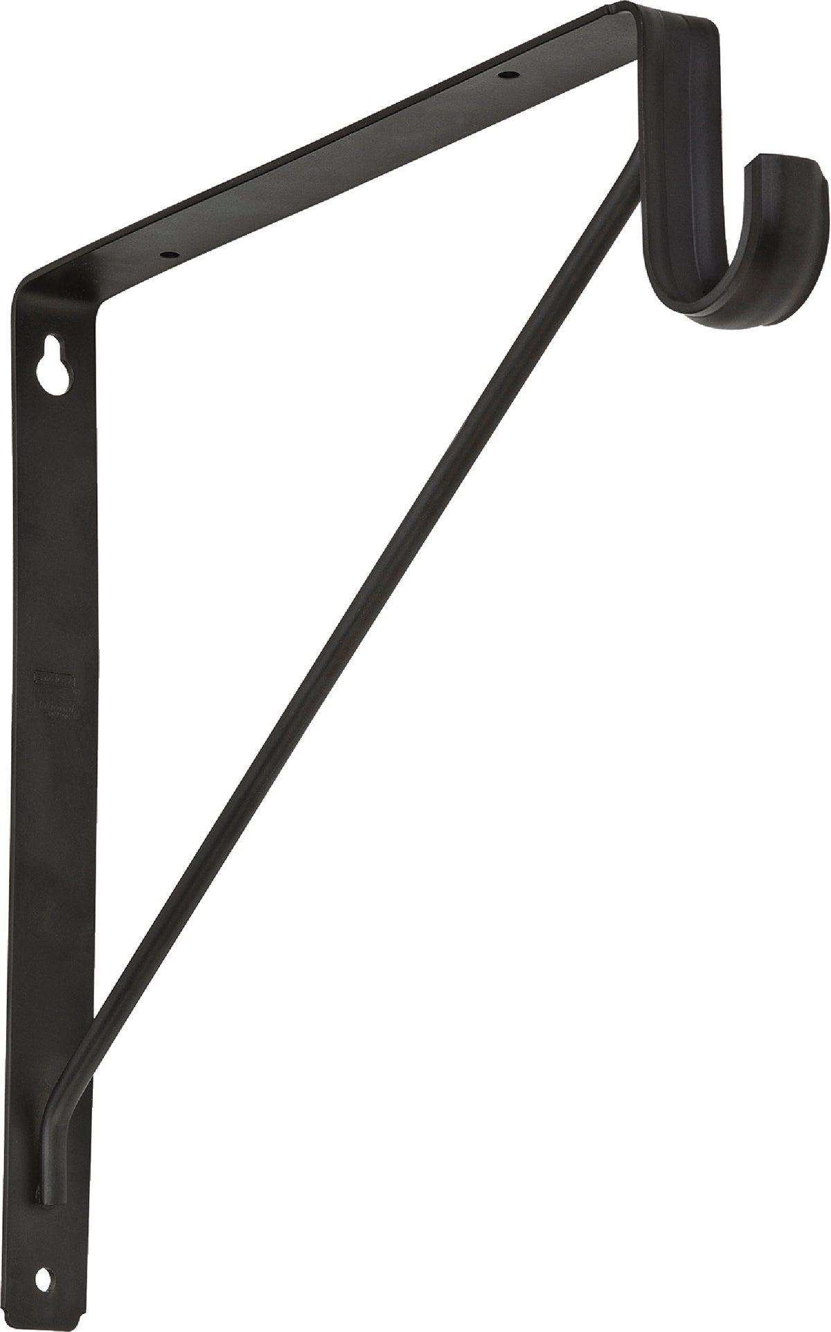 Stanley Home Designs Heavy-Duty Shelfamp Rod Bracket Oil Rubbed Bronze