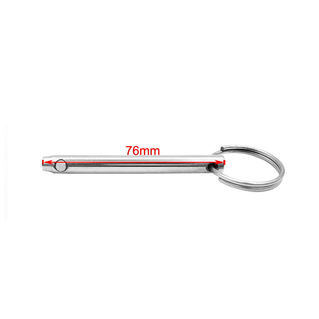 2 Release Pins 5/6 inch Diameter 316 Stainless Steel for Boat Bimini Top Deck Hinge Marine Accessories (3inch Long)